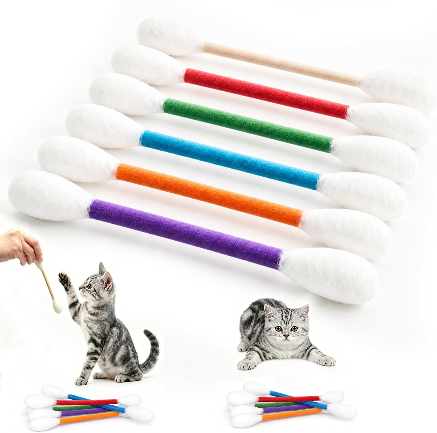 Cotton Candy Cone - Creative cat mint toy, large cotton