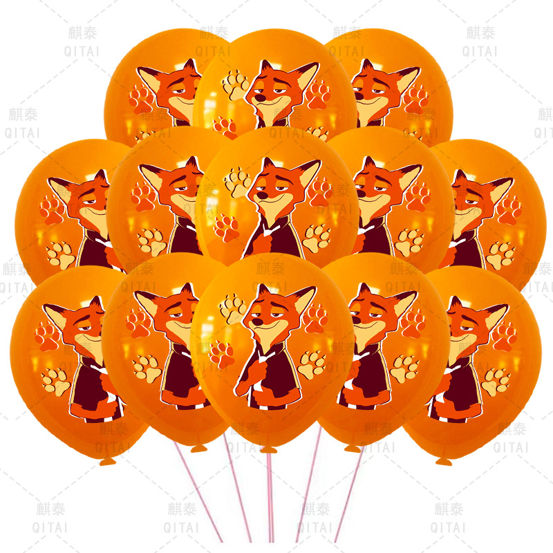 New Zootopia Balloons Wild Ani - Supply Event review and price
