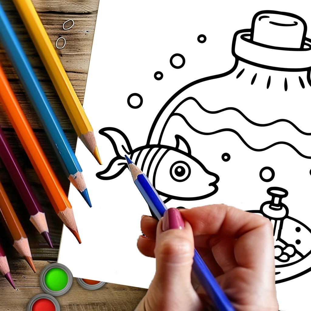 Coloring Book Magic Jar for Ad - Supply Event review and price