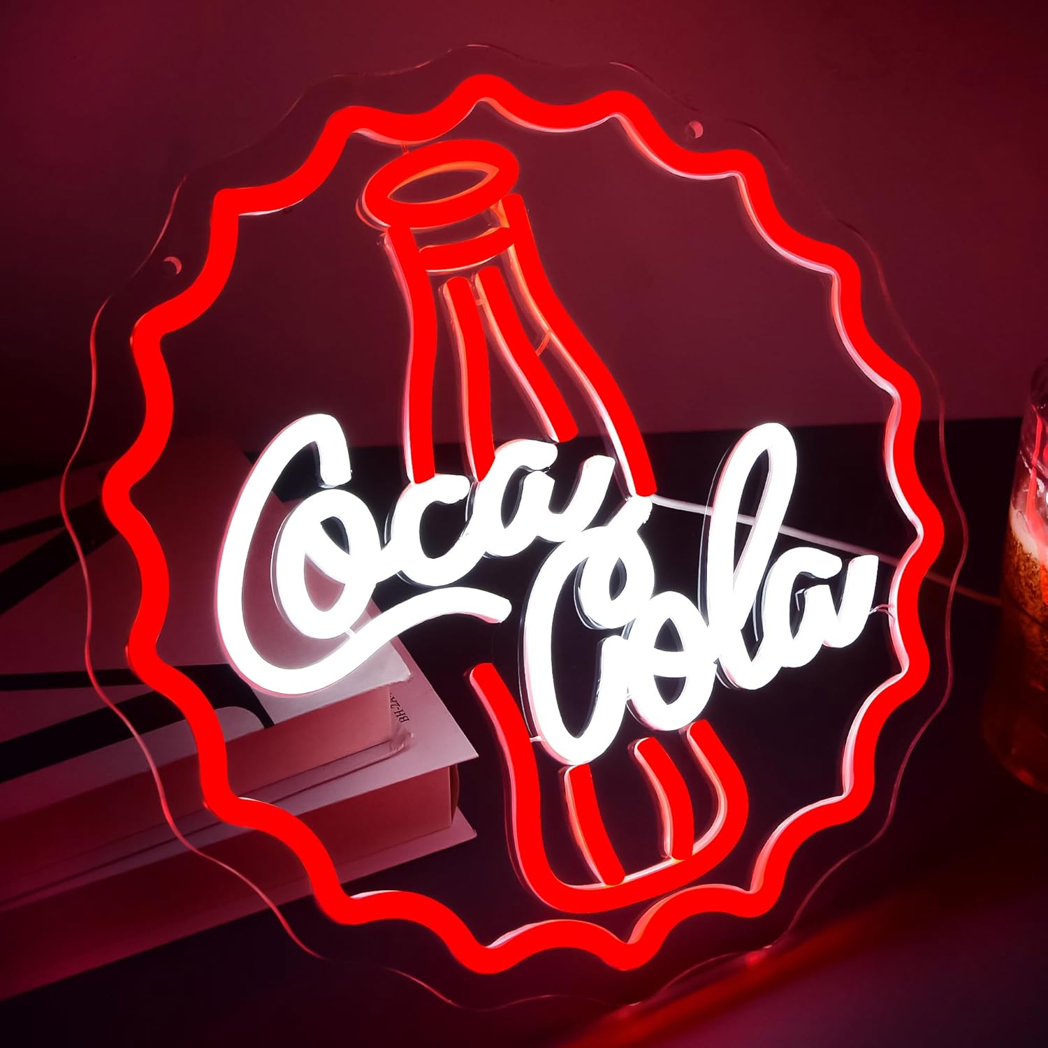 Cola Neon Sign Art Wall Light  - Neon Sign Party review and price