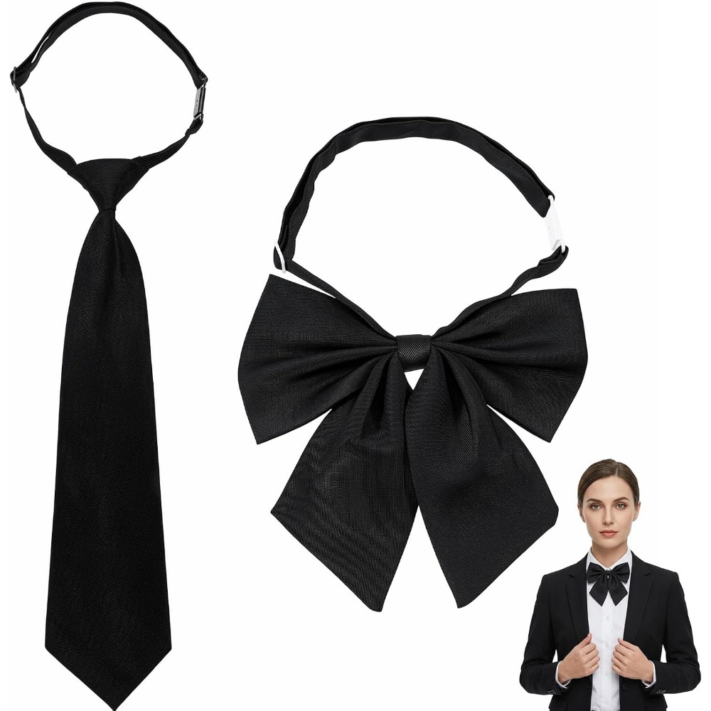 Black Bow Ties for Women, Larg - Event & Party Supply Photos review and price