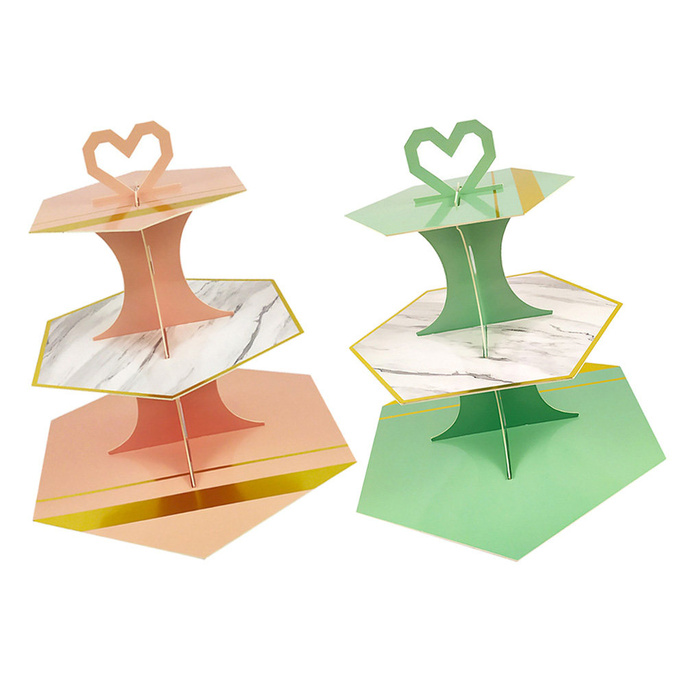 2Pcs Marble Pattern Paper Cake - Cupcake Stand Tier review and price