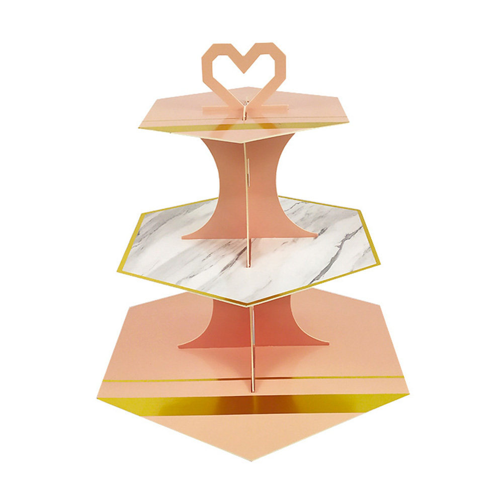 2Pcs Marble Pattern Paper Cake - Cupcake Stand Tier review and price