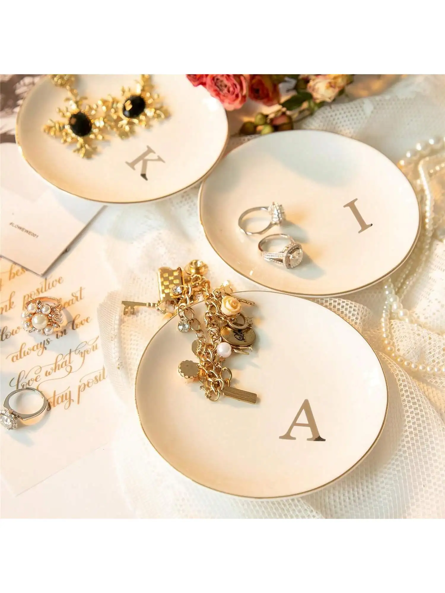 Initials Ring Dish Jewery Tray - Event Z review and price