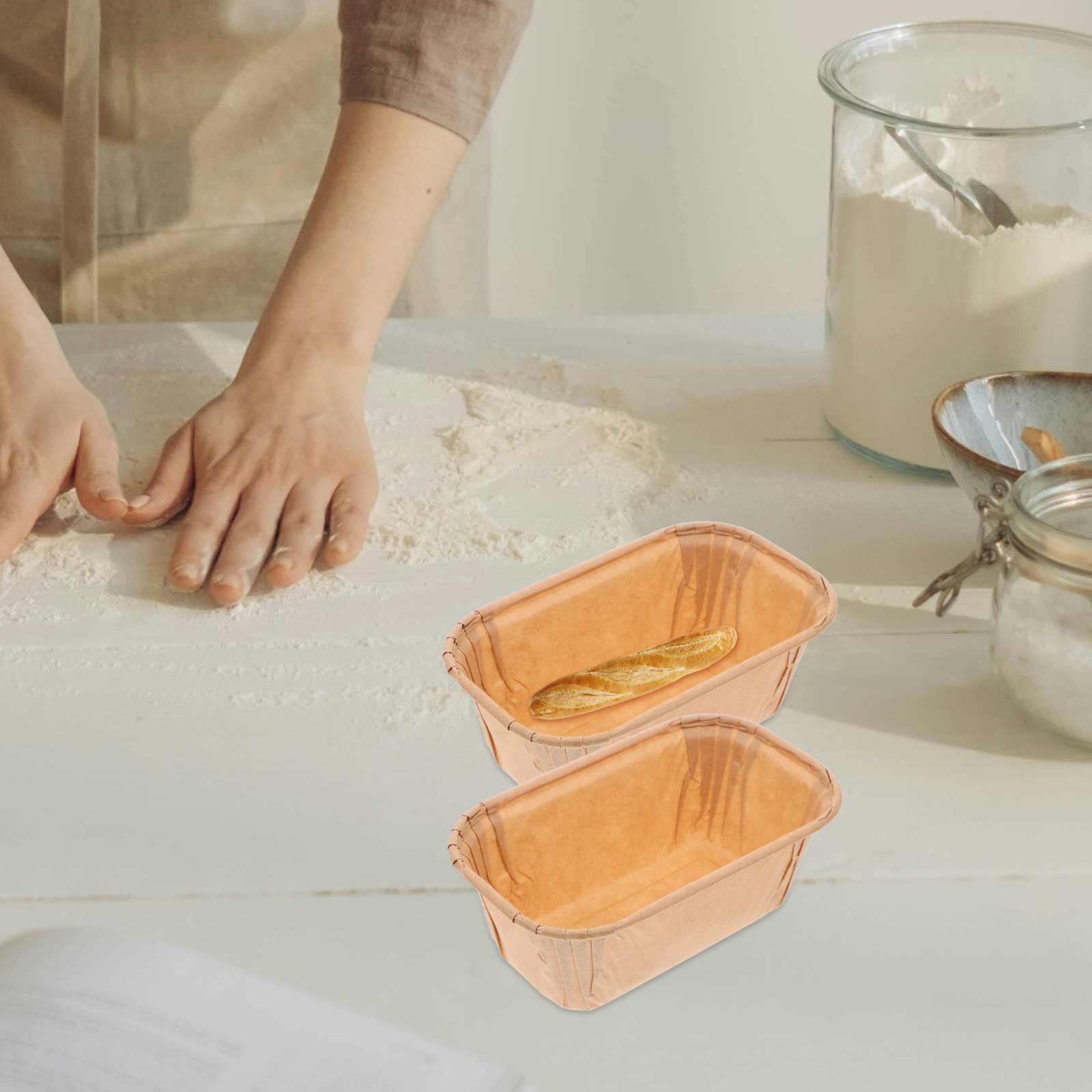 50Pcs Paper Baking Cups Rustic - Plastic Cup 50Pcs review and price