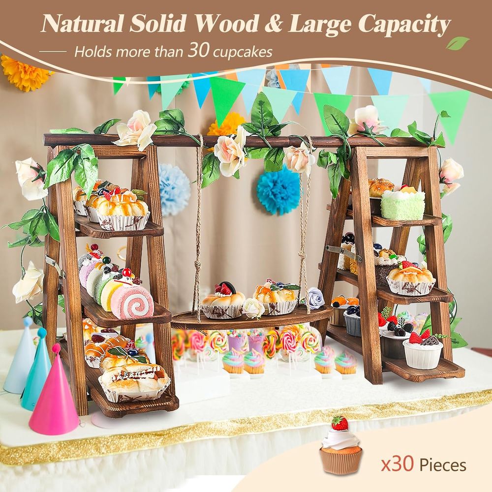 3 Tier Cupcake Stand with Swin - Cupcake Stand Tier review and price