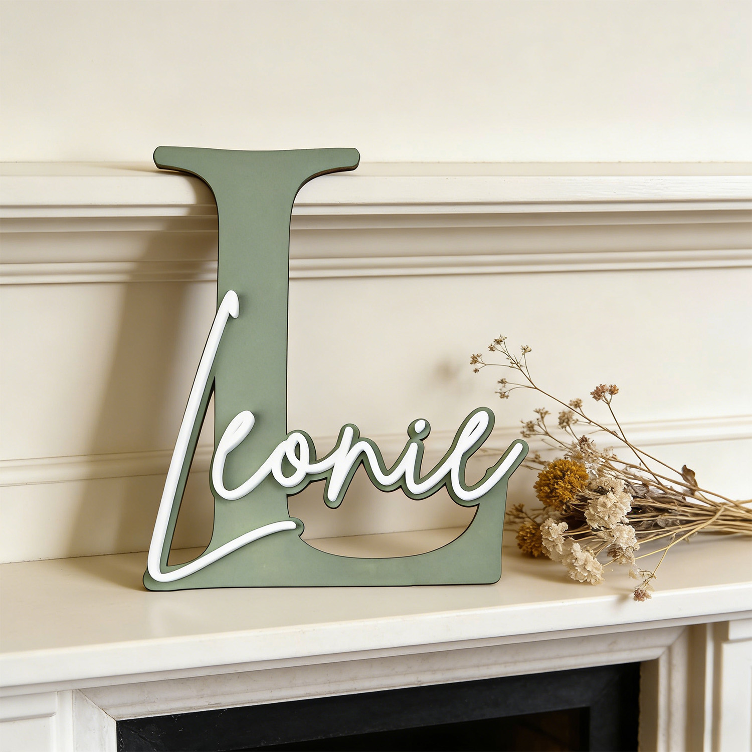 1pc Double-layer Wooden Name D - Eve Party review and price