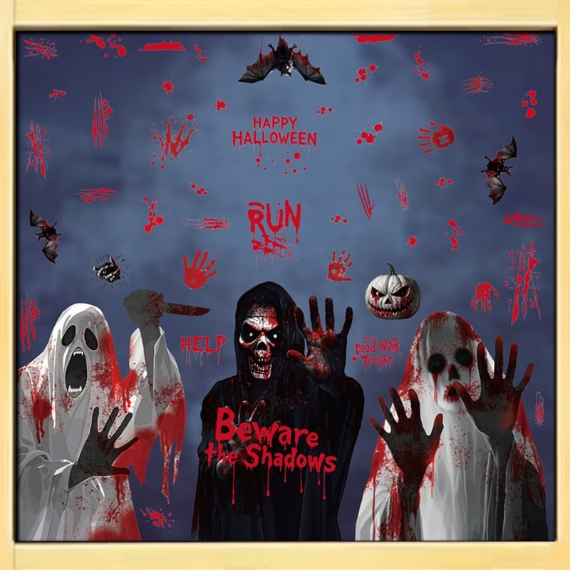 Halloween Window Clings Ghost  - Party Event Supply Store review and price