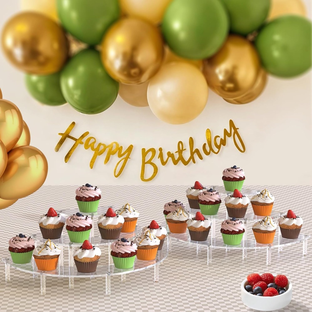 3 Tier Acrylic Display Risers  - Cupcake Stand Tier review and price