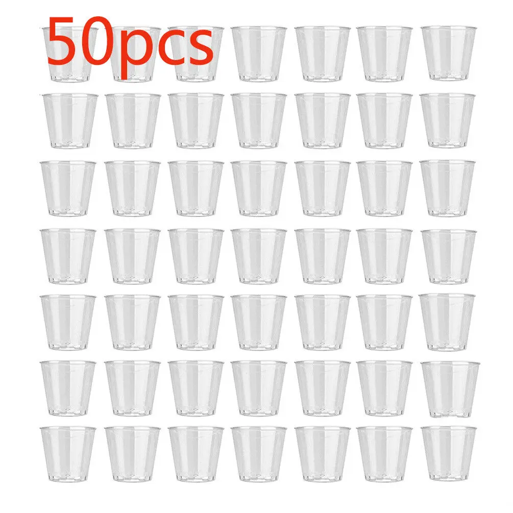 35ml 50 X Clear Plastic Jelly  - Plastic Cup 50Pcs review and price