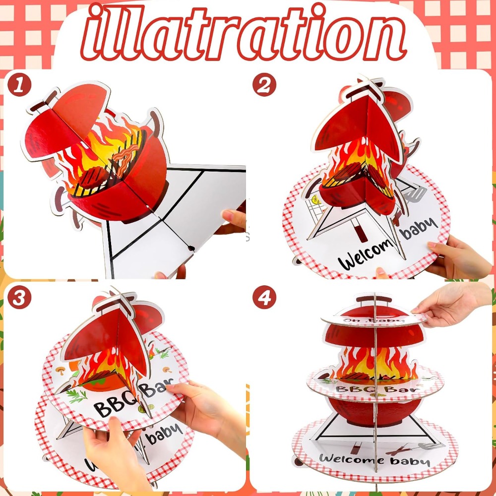 3-Tier Paper Cake Stand for BB - Cupcake Stand Tier review and price